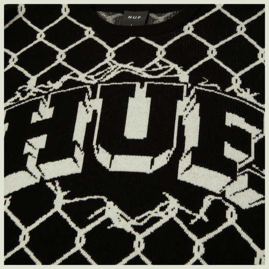 Huf Ανδρική πλεκτή μπλούζα Breakthrough Crewneck Sweater